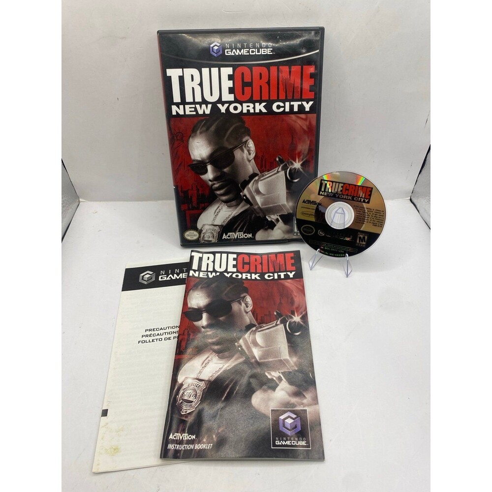 True Crime New York City (Nintendo GameCube, 2005) CIB Complete W/Manual